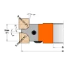 Radiefräs 2-pack 695.003.03*CMT Orange Tools New