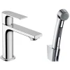 Rebris E 1-grepps 110 med Handdusch och Duschslang 160 cm utan Bottenventil*Hansgrohe Hot