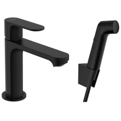 Rebris S 1-grepps 110 med Bidettehanddusch och Duschslang 160 cm utan Bottenventil*Hansgrohe Hot
