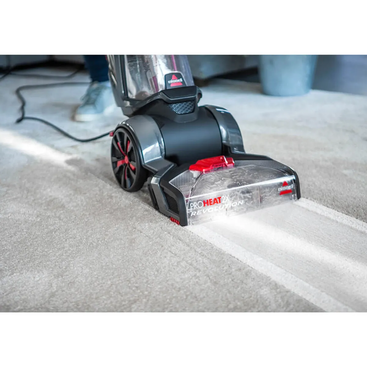 Revolution ProHeat 2X - Effektiv Textilvårdsmaskin med Dual DirtLifter och Heatwave Teknologi*Bissell Discount