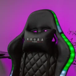 RGB Svart Justerbar med Inbyggda RGB-Lampor*Kuura Discount