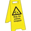 Risk För Snöras Istapp 300x620 mm Plast*Systemtext Hot