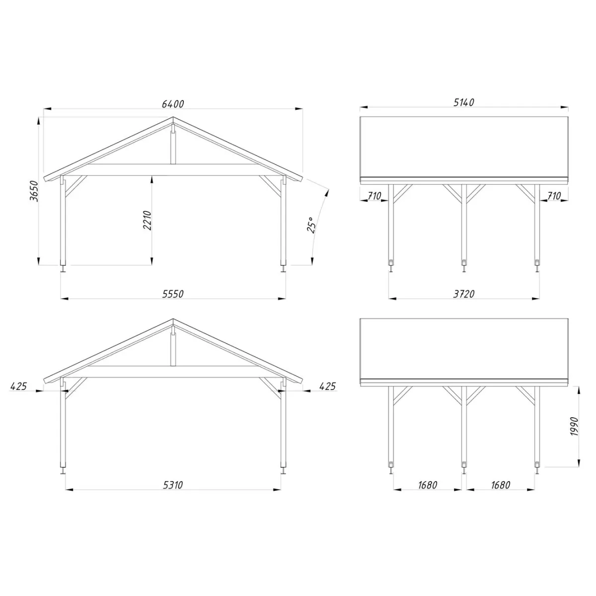 Robert 20,6 m2*Palmako New