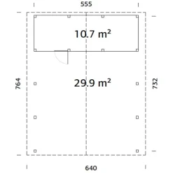 Robert 40,6 m2 med Förråd*Palmako Online