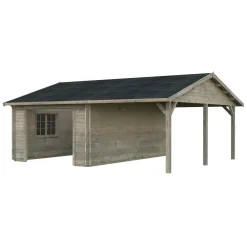 Roger med Carport 36,5 m2*Palmako