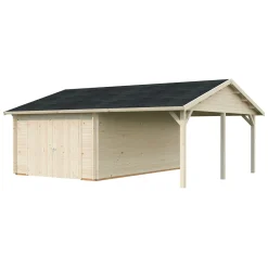 Roger med Carport 36,5 m2 och Slagport*Palmako Clearance