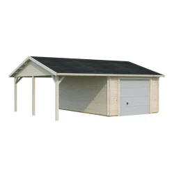 Roger med Carport 36,5 m2 och Takskjutport*Palmako Discount