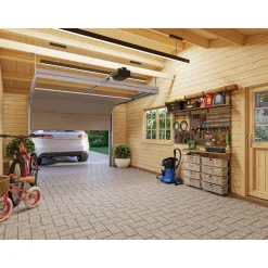 Roger med Carport 36,5 m2 och Takskjutport*Palmako Discount