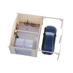 Roger med Carport 36,5 m2 och Takskjutport*Palmako Discount