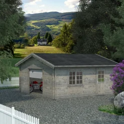 Roger med Garageport 29,2 m2*Palmako