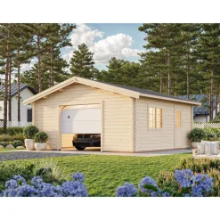 Roger med Garageport 29,2 m2*Palmako