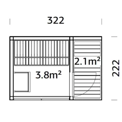Sarah 7,1 m2*Palmako Sale