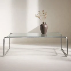 Saturnus Glasbord med Stålram*Venture Home Hot