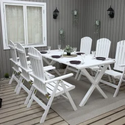 Scottsdale 190 Med 6 Kungshamn Stolar*Baltic Garden New