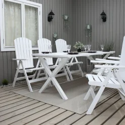 Scottsdale 190 Med 6 Kungshamn Stolar*Baltic Garden New