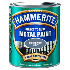 Semimat Finish Grå 750ml*Hammerite Hot