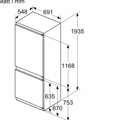Serie 4 KBN96VSE0 XL med Två Kylsystem För Optimal Nedkylning*Bosch Sale