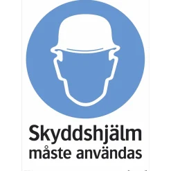 Skyddshjälm 210x297 mm Plast*Systemtext New