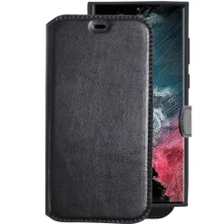 Slim Wallet Galaxy S22 Ultra Svart*Champion Best