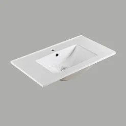 Slim Vit 80 med Lådor och Spegel Luna LED*4AQUA Best