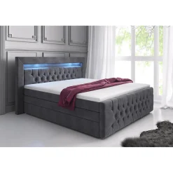 Sängpaket Franco Lyx 180x200 med Förvaring och LED-belysning*Cloud47 Sale