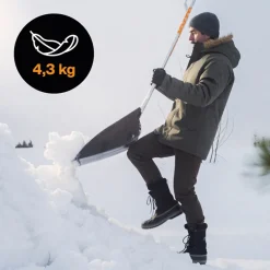 Snowxpert Plast Med Orange Reflex*Fiskars Clearance
