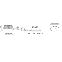 Soft Slim Dimtowarm 7W IP44 LED*SG ARMATUREN