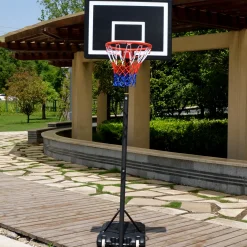 Splash med Hjul & Justerbar Basketkorg 1,60-2,10m*Trekkrunner Hot