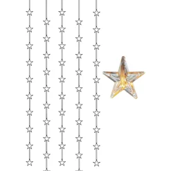 Star Curtain Hängande Gardinslinga med Stjärnor LED*Star Trading Best