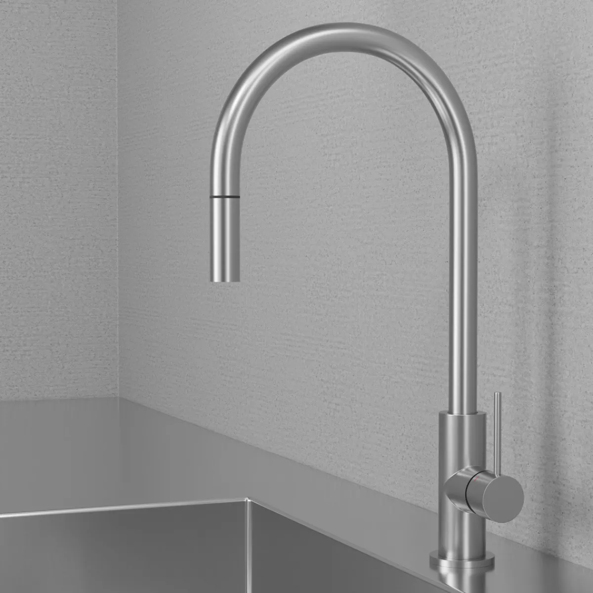 Steel Accent med Utdragbar Pip*Scandtap Outlet