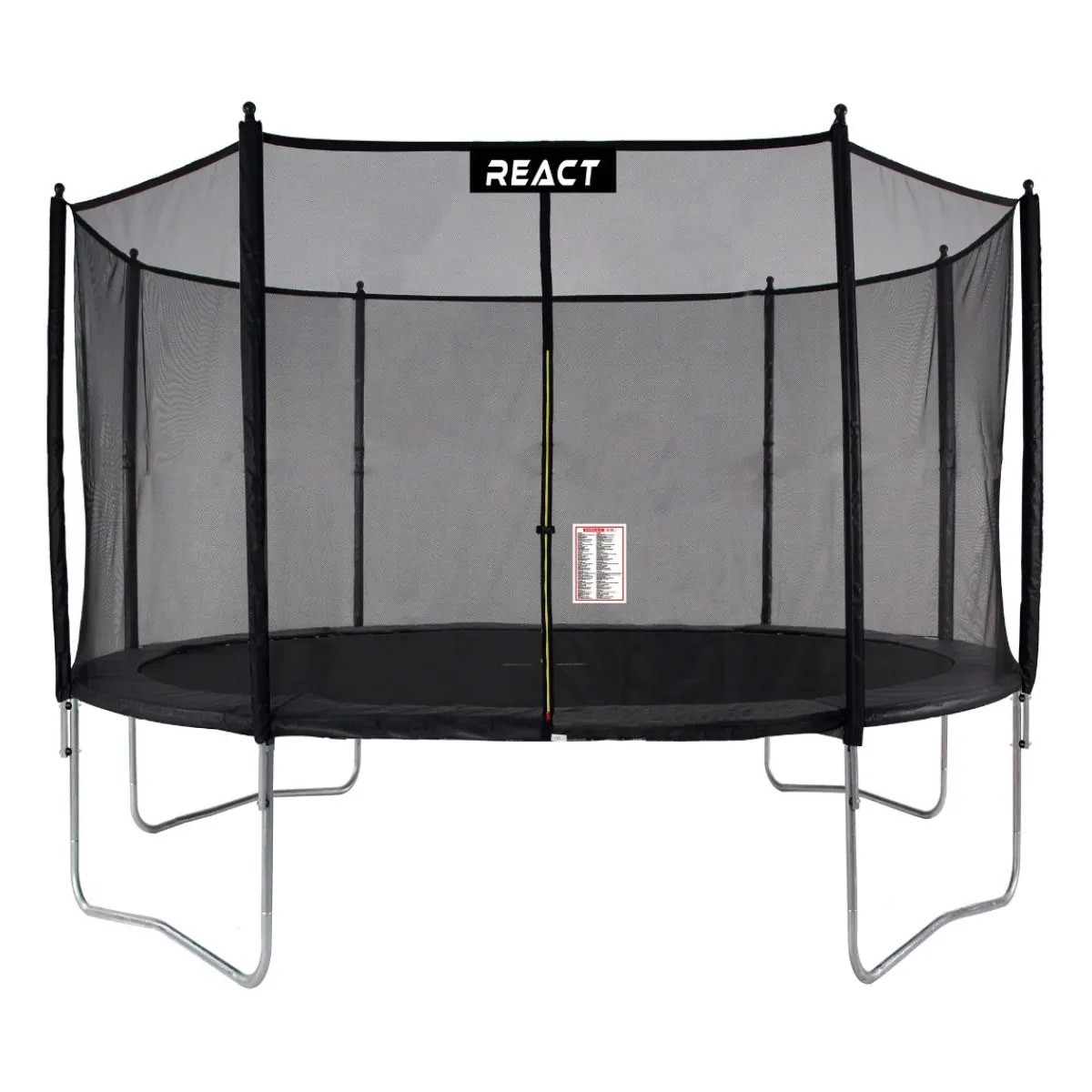 Studsmatta med Skyddsnät 427 cm*React Clearance