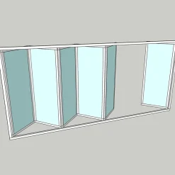 Sunroom s75 3-Glas 6-Delad*Allvy Online