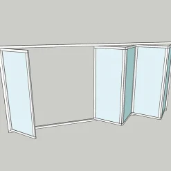 Sunroom s75 3-Glas 5-Delad*Allvy New