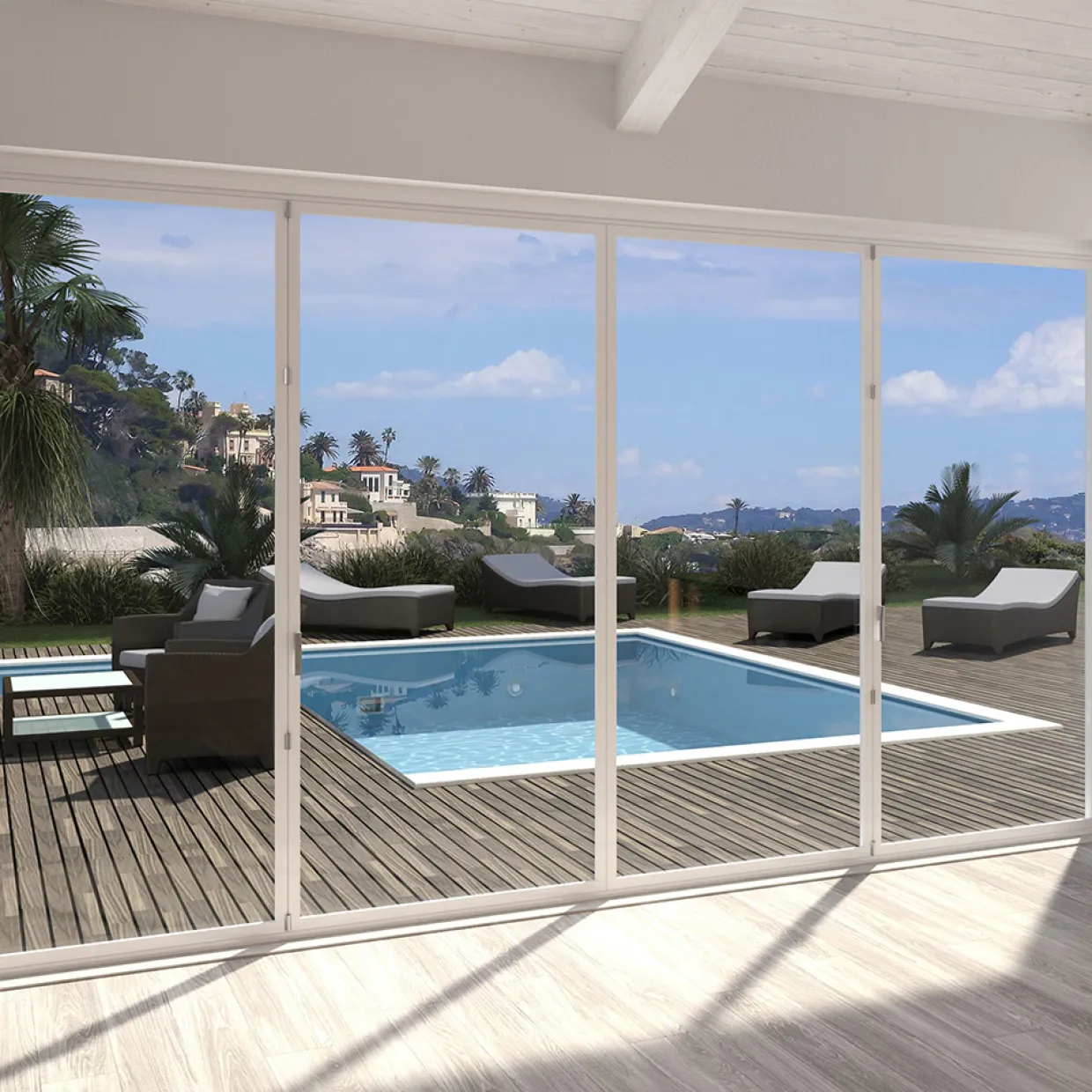 Sunroom s75 3-Glas 4-Delad
