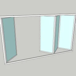 Sunroom s75 3-Glas 4-Delad