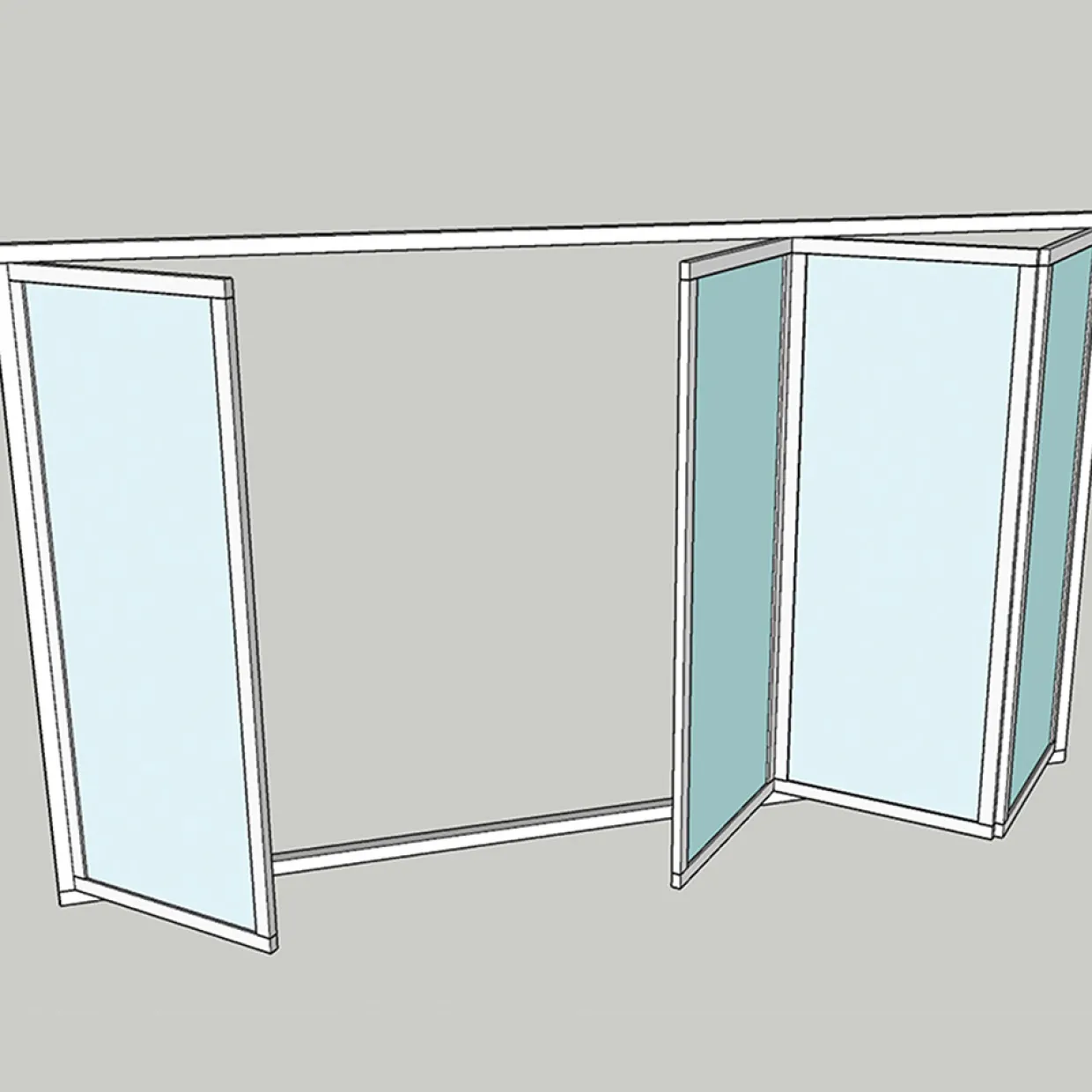Sunroom s75 3-Glas 4-Delad