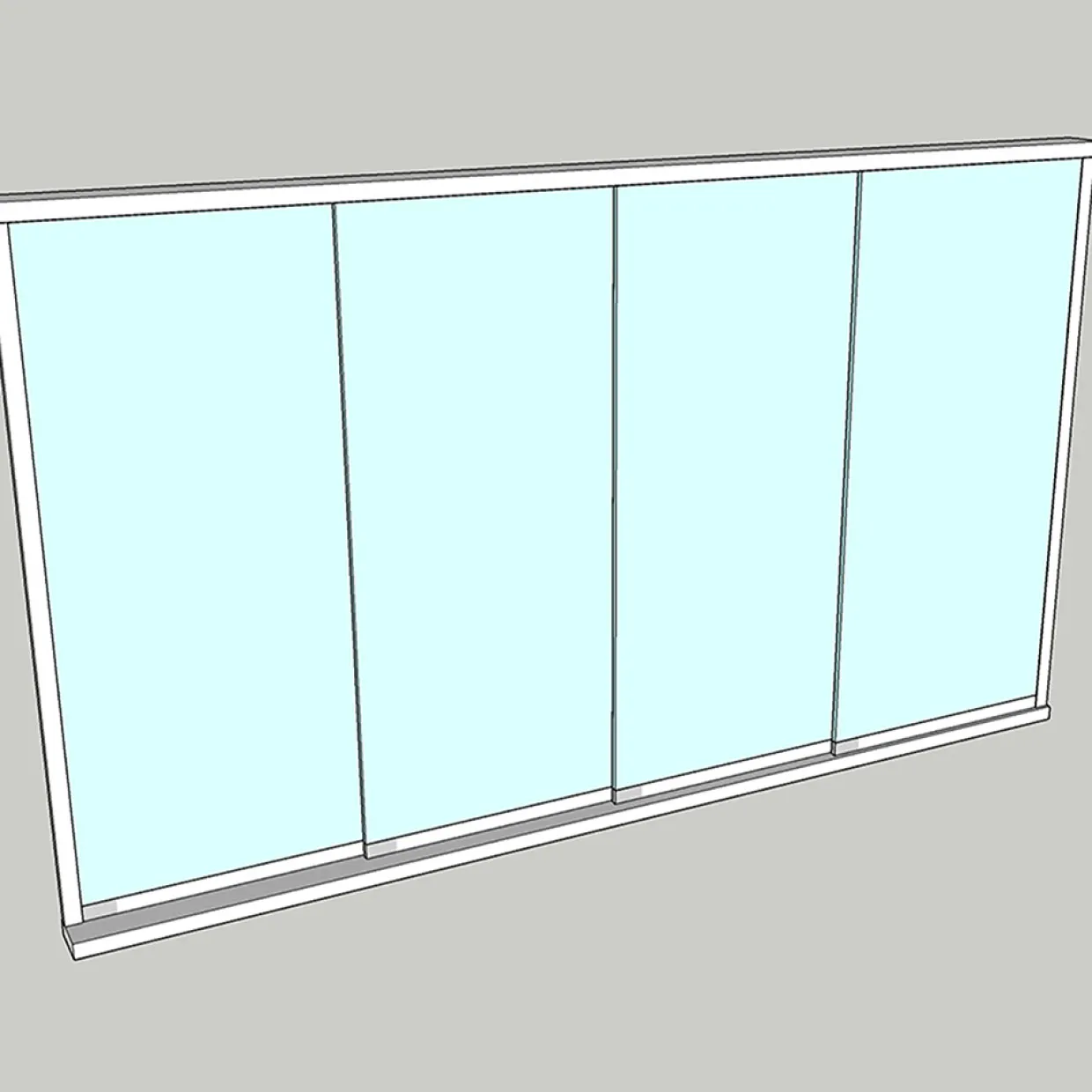 Sunroom s75 3-Glas 4-Delad
