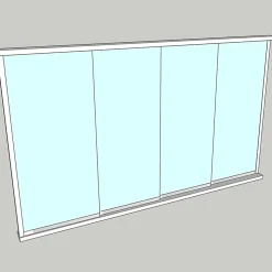 Sunroom s75 3-Glas 4-Delad
