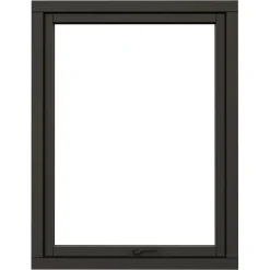 Svanenmärkt NTech 3-Glas Aluminium BlackLine Svart