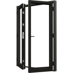 Svanenmärkt NTech Helglasad Aluminium BlackLine Svart