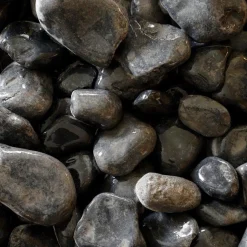 Svart Pebbles 25-40 mm, 1000 kg Säck*Magrab Krossprodukter New
