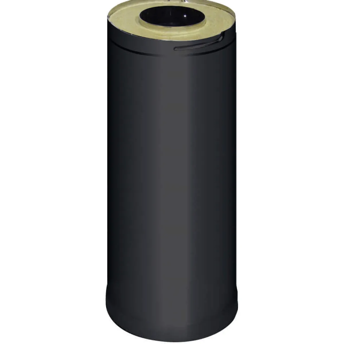 Svart 500 mm för Stålskorsten*Harvia Best