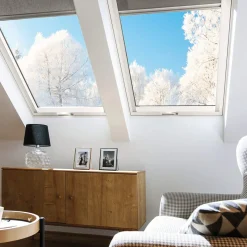 Thermo Pivåhängt 3-Glas Ljudreducerande Aluminium*Fakro Online