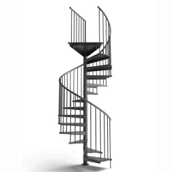 till Spiraltrappa Pure Steel F20 Ø1300 mm*Drömtrappor by D'Opera