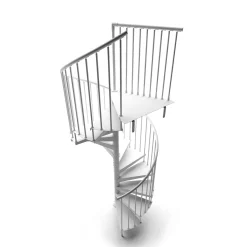 till Spiraltrappa Pure Steel F20 Ø1400 mm*Drömtrappor by D'Opera Online