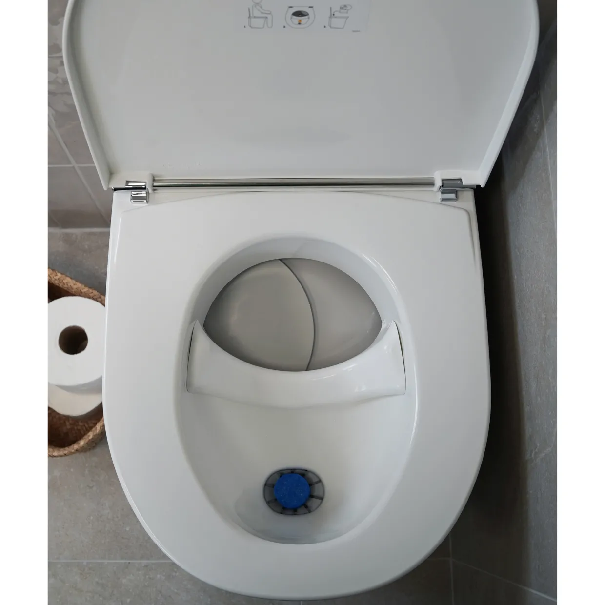 Tiny® urinseparerande toalett med urinledning