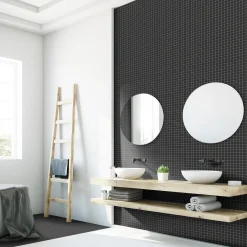 Titan Svart Blank 2,5x2,5 cm*Arredo Online