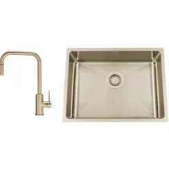 Titan 530 X med Köksblandare Steel Accent Square D*Nordic Tech Online