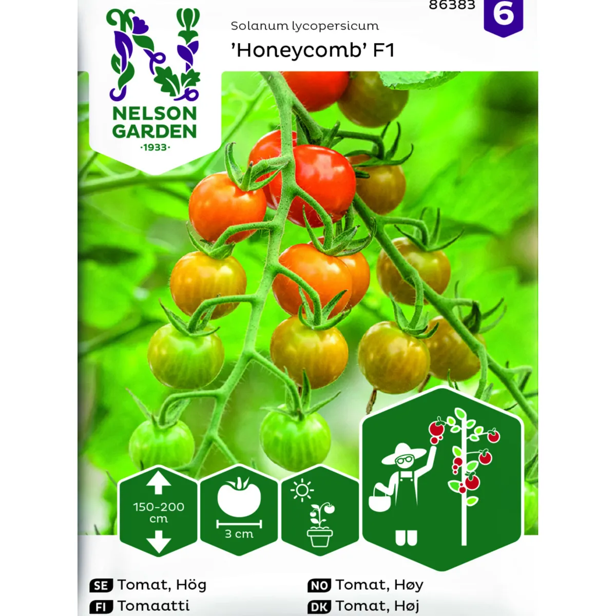 Tomat Hög Honeycomb F1*Nelson Garden Online