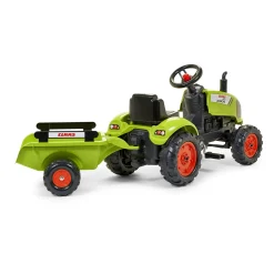 Traktor med vagn Claas 808-052*Falk New